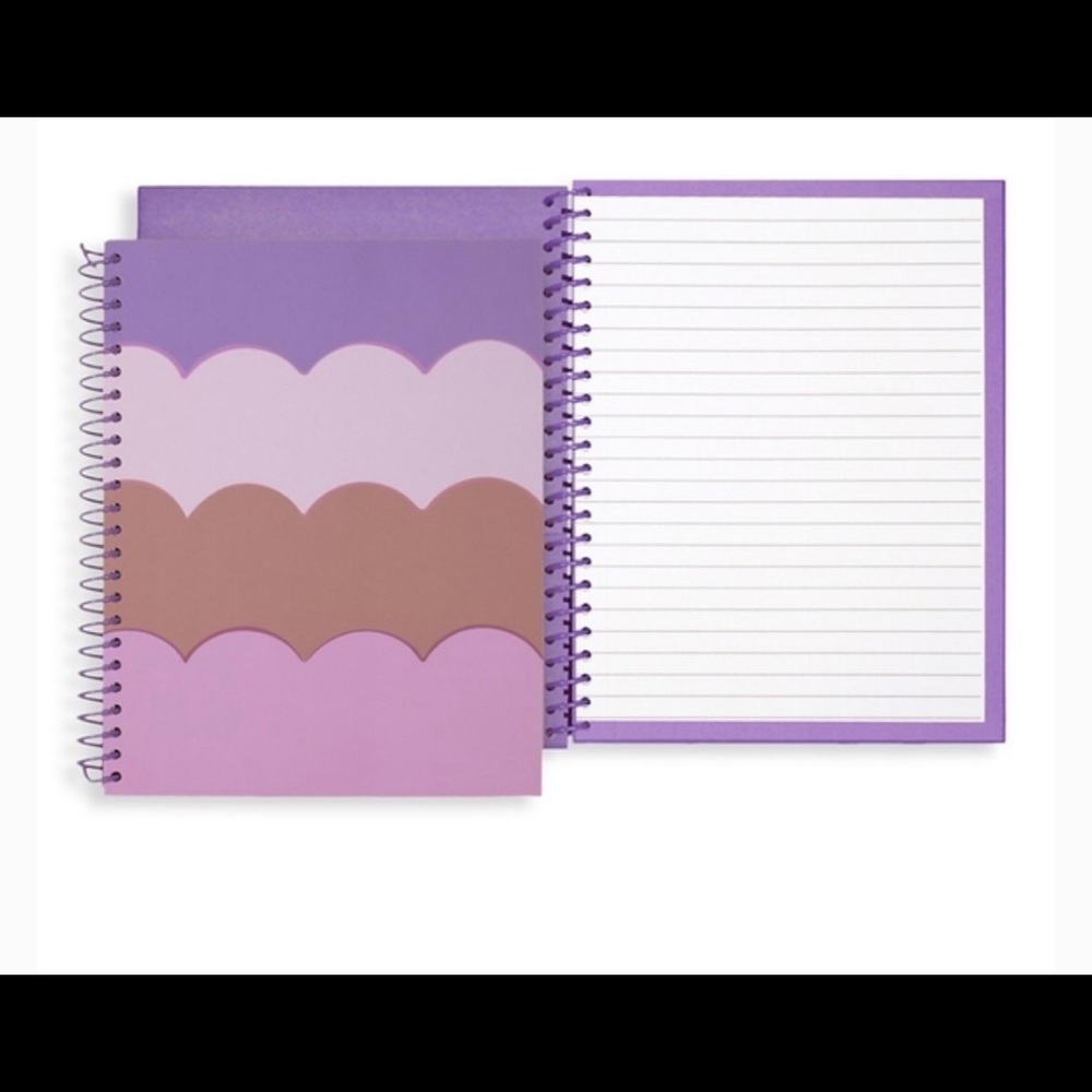 New in Plastic Kate Spade Scallop Spiral Notebook